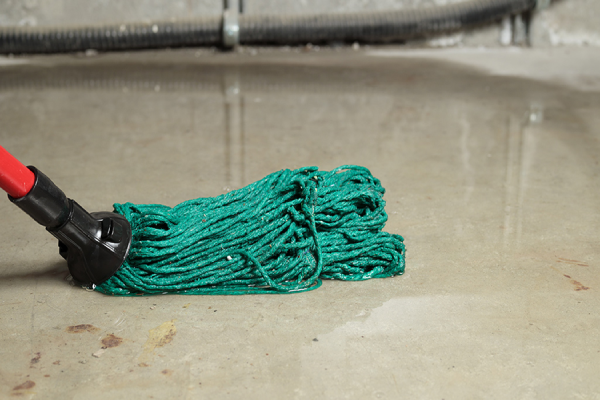 how to sanitize after a flood